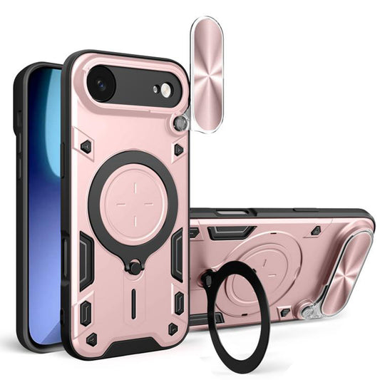 Housse pour Apple iPhone 17 Air, Techsuit, CamGuard Pro, Rose Doré