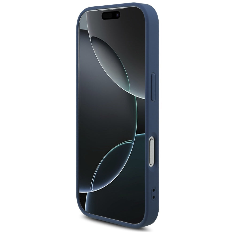Étui pour Apple iPhone 17 Pro, Guess, 4G Big Logo, Bleu