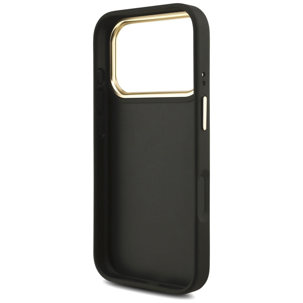 Étui pour Apple iPhone 17 Pro, Guess, Big 4G Classic Logo avec grande bandoulière, Noir