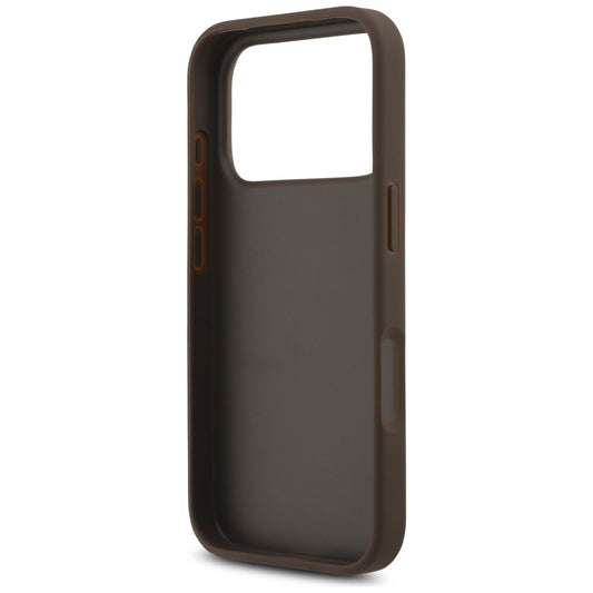 Case for Apple iPhone 17 Pro Max, Guess, 4G Big Logo, Brown