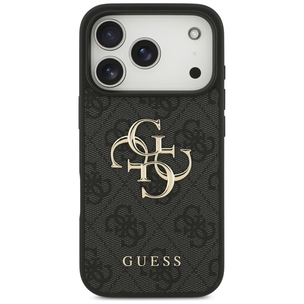 Étui pour Apple iPhone 17 Pro Max, Guess, 4G Big Logo, Noir