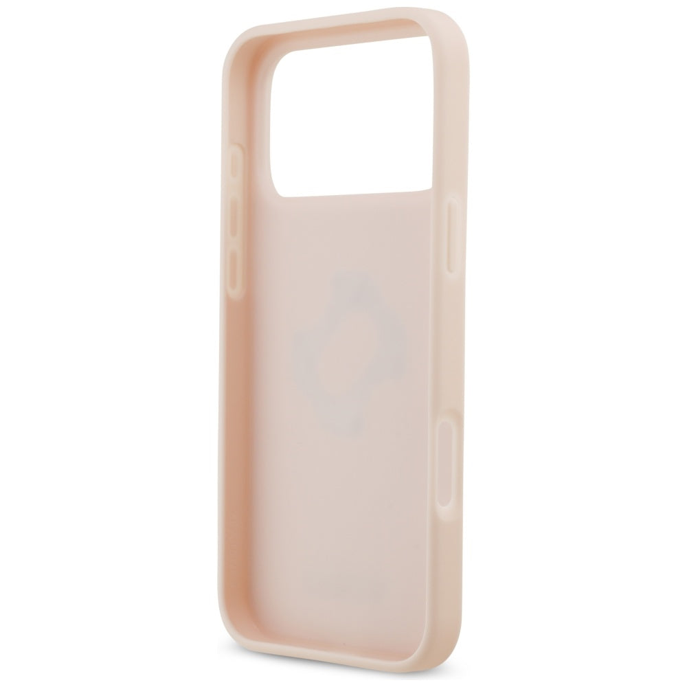 Étui pour Apple iPhone 17 Pro Max, Guess, 4G Grained Big and Classic Logo, Rose.