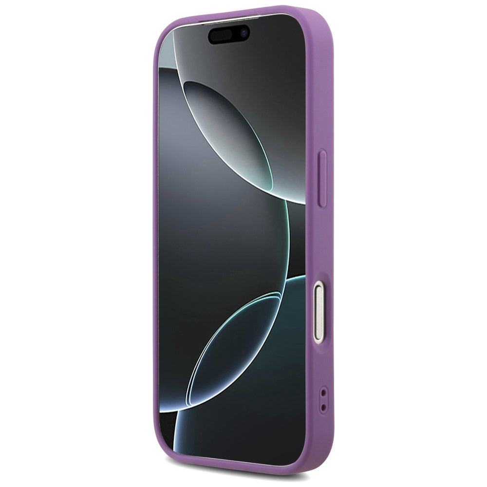 Étui pour Apple iPhone 17 Pro Max, Guess, Fixed Glitter Big 4G, Mauve