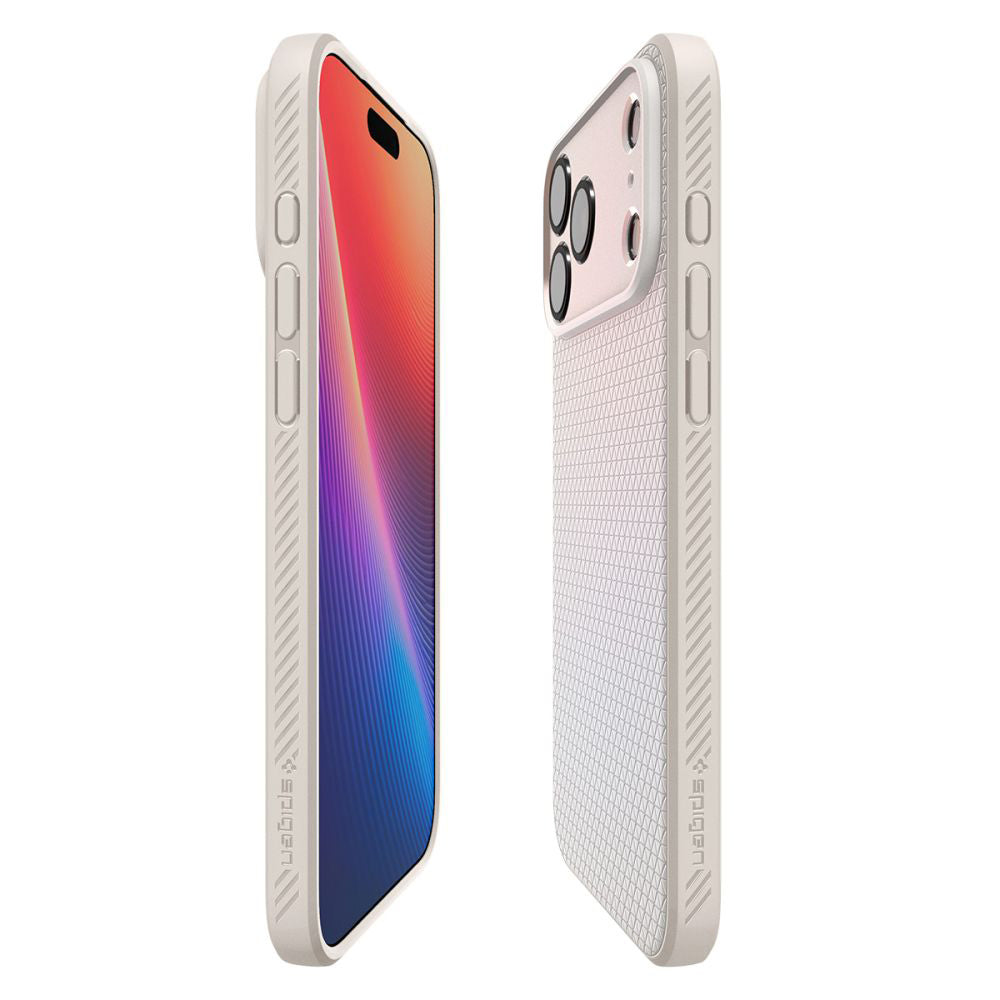 Étui pour Apple iPhone 17 Pro Max, Spigen, Liquid Air, Beige
