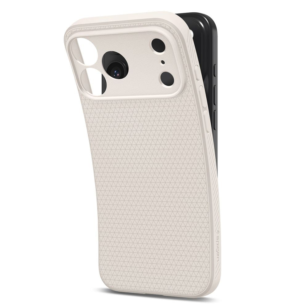 Étui pour Apple iPhone 17 Pro Max, Spigen, Liquid Air, Beige