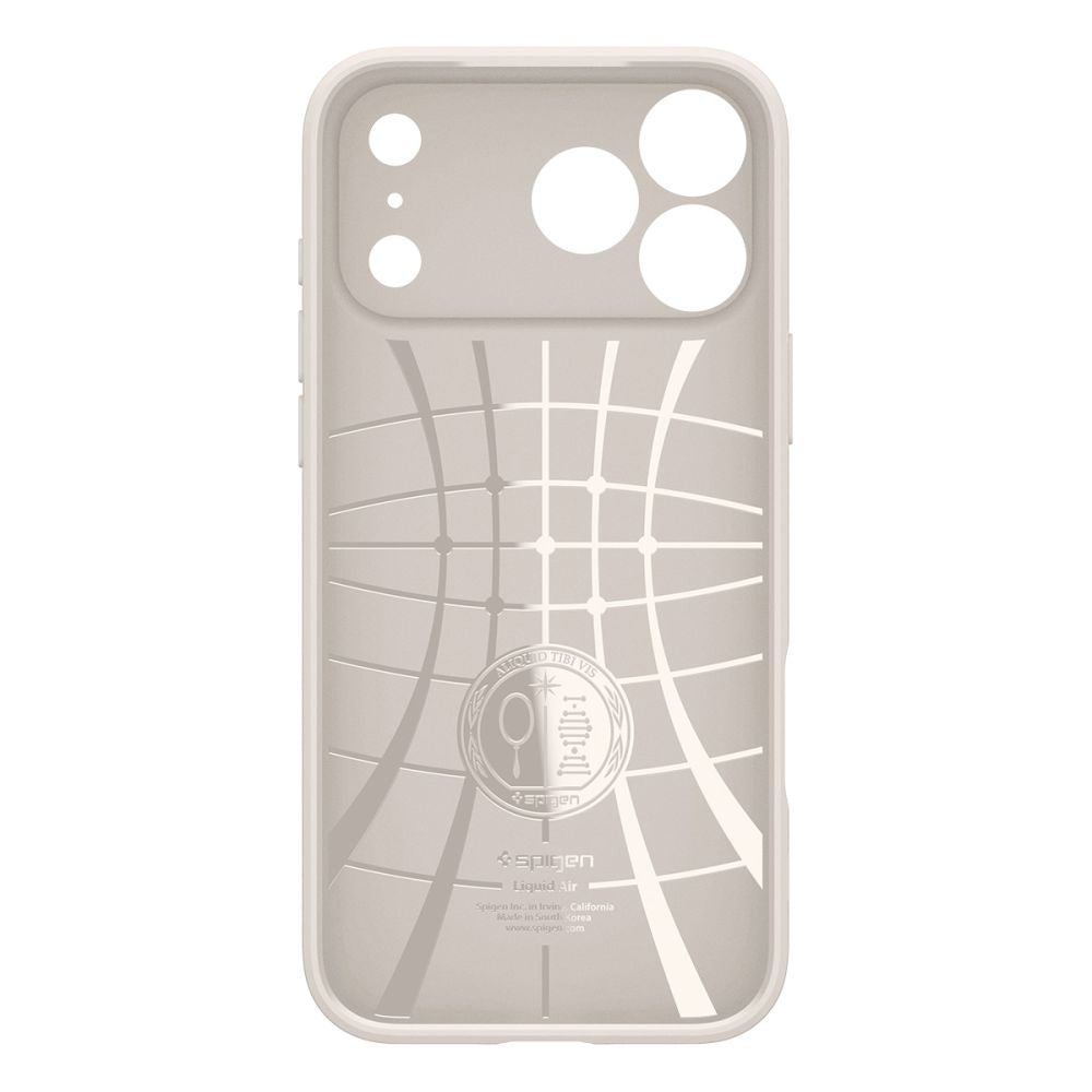 Étui pour Apple iPhone 17 Pro Max, Spigen, Liquid Air, Beige