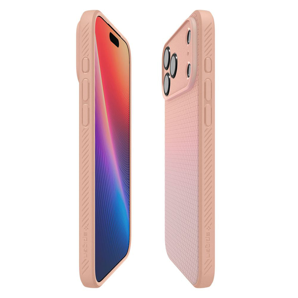 Case for Apple iPhone 17 Pro Max, Spigen, Liquid Air, Pink ACS10269