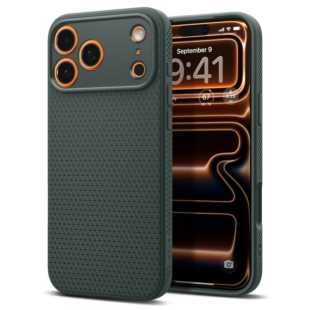 Case for Apple iPhone 17 Pro Max, Spigen, Liquid Air, Green ACS10267