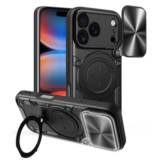 Étui pour Apple iPhone 17 Pro Max, Techsuit, CamGuard Pro, Noir