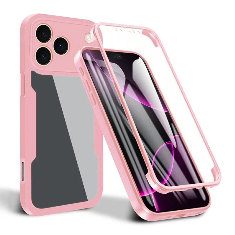Étui pour Apple iPhone 17 Pro Max, Techsuit, ColorVerse 360, Rose