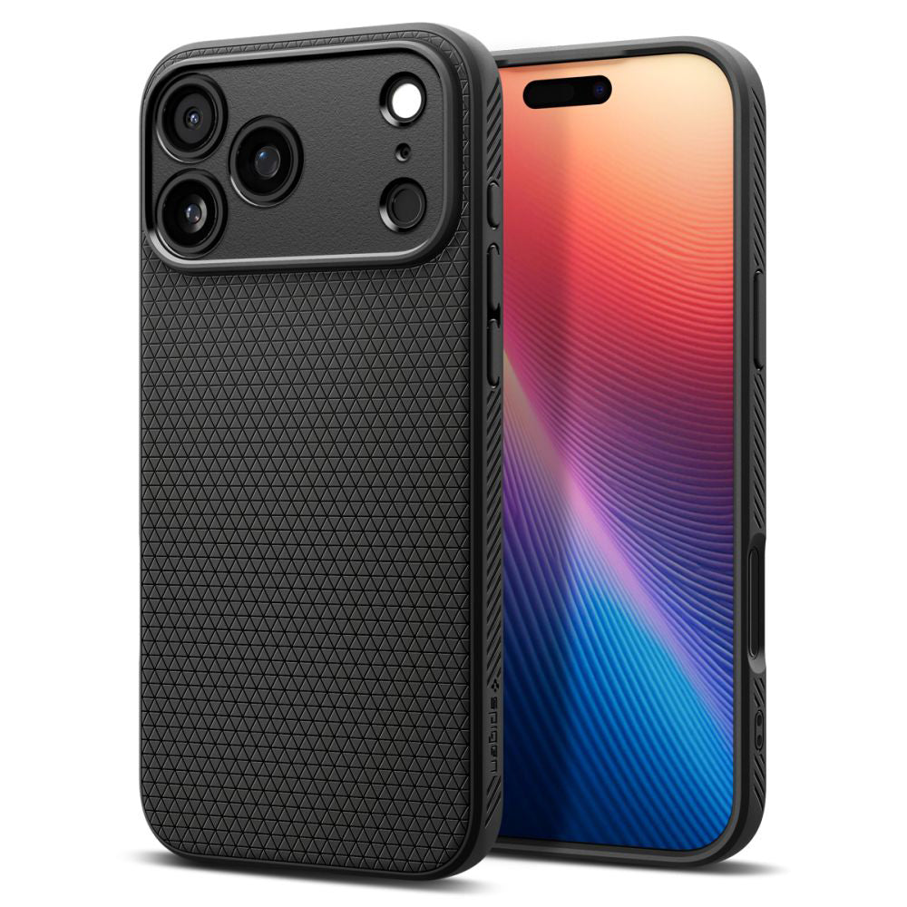 Case for Apple iPhone 17 Pro, Spigen, Liquid Air, Matte Black ACS10331