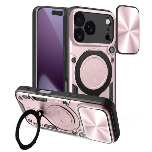 Étui pour Apple iPhone 17 Pro, Techsuit, CamGuard Pro, Rose Doré