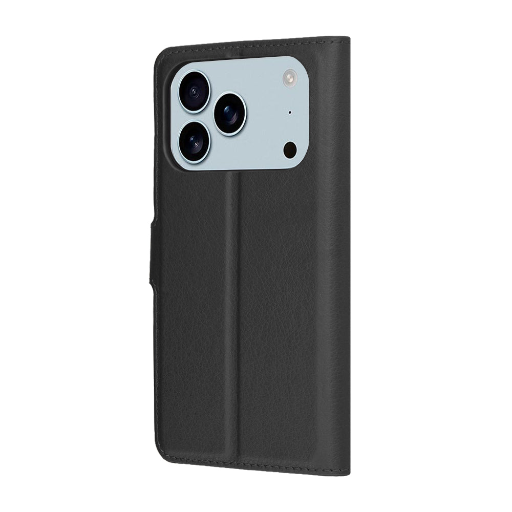 Étui pour Apple iPhone 17 Pro, Techsuit, Leather Folio, Noir