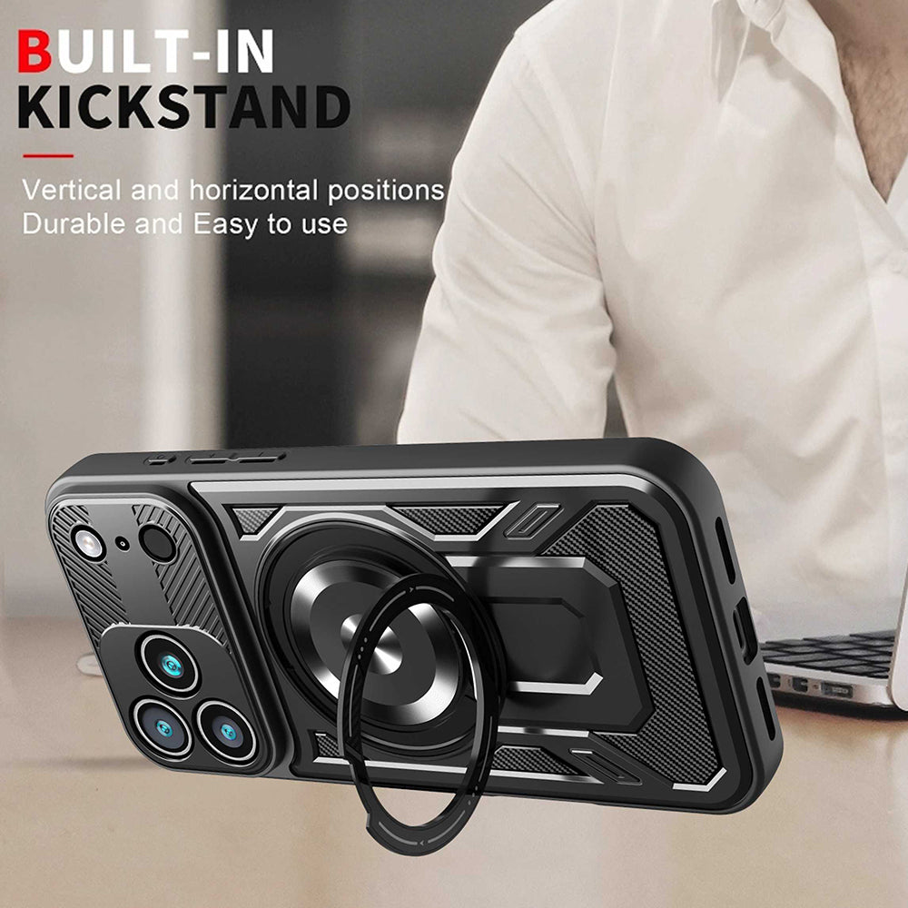 Étui pour Apple iPhone 17 Pro, Techsuit, RuggedCam, Violet