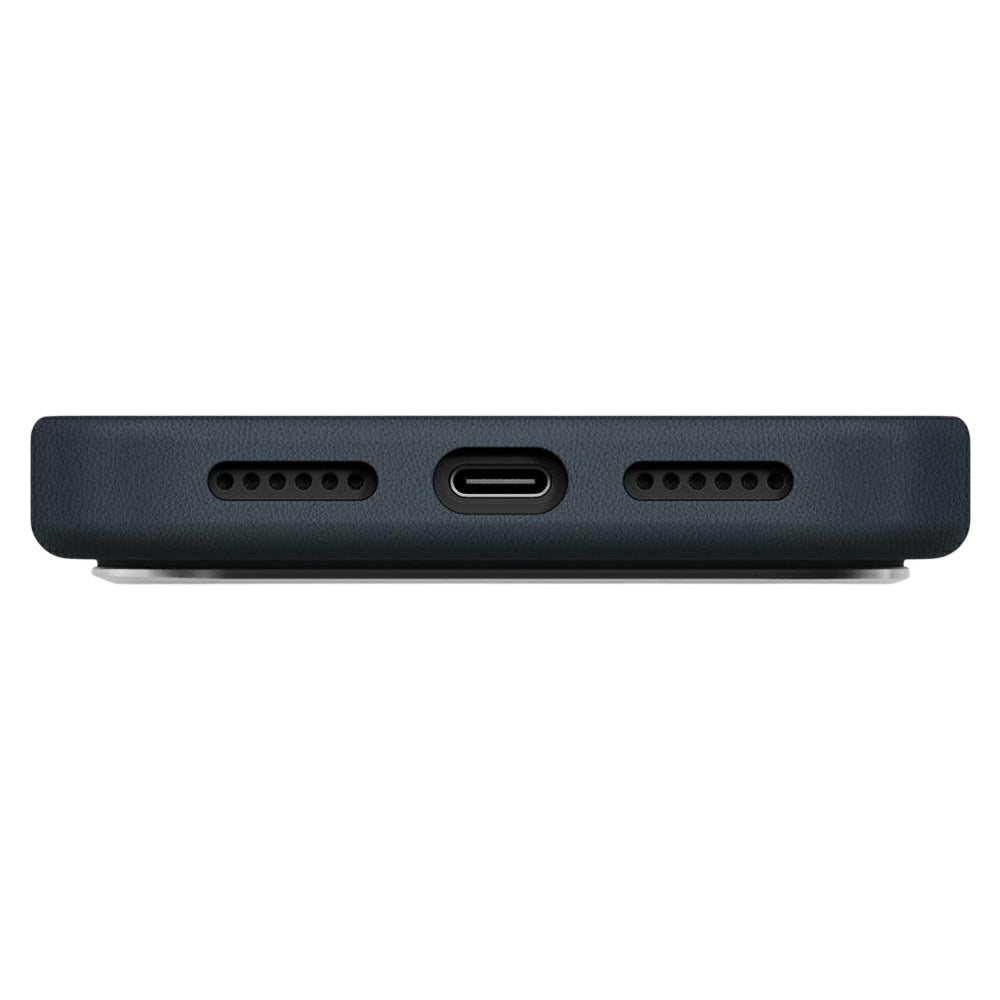 Étui pour Apple iPhone 17 Pro, UNIQ, Lyden Leatherette, Bleu