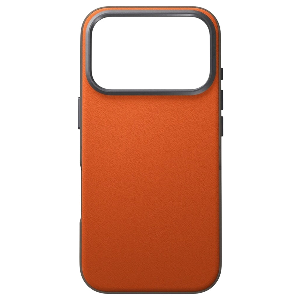 Case for Apple iPhone 17 Pro, UNIQ, Lyden Leatherette, Beige Orange