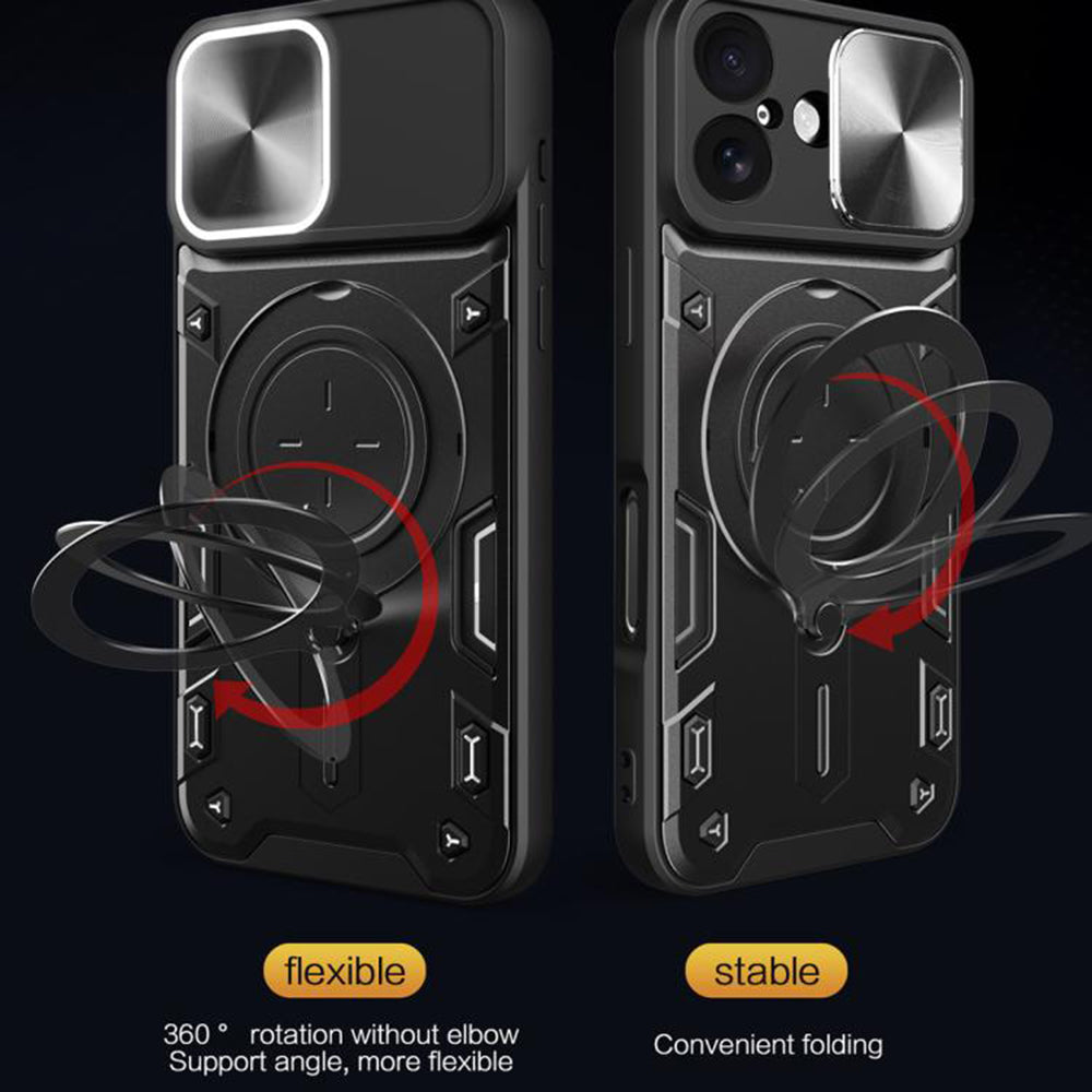 Étui pour Apple iPhone 17, Techsuit, CamGuard Pro, Noir