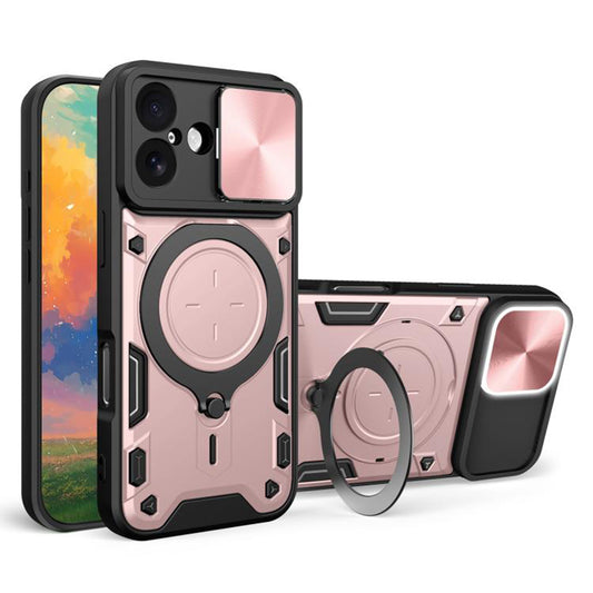 Étui pour Apple iPhone 17, Techsuit, CamGuard Pro, Rose Doré