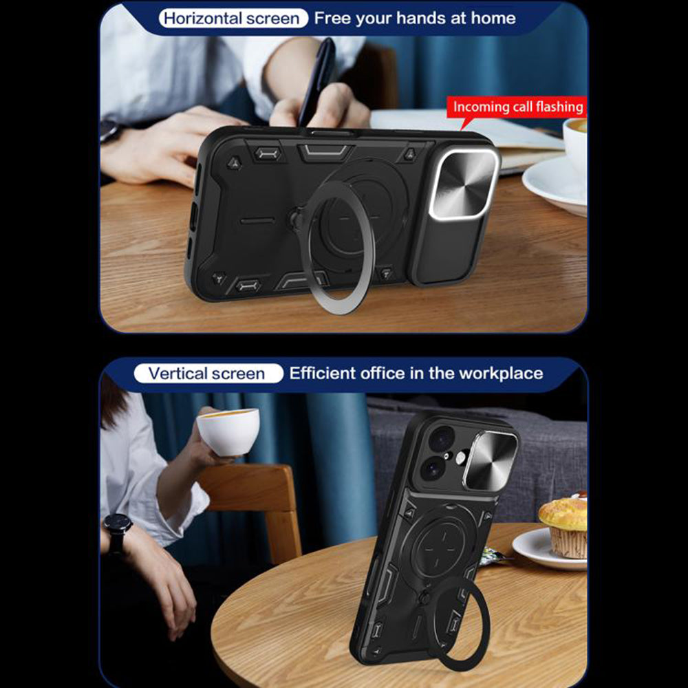 Étui pour Apple iPhone 17, Techsuit, CamGuard Pro, Rose Doré