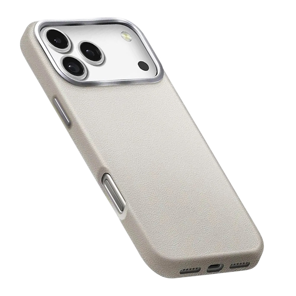 Étui pour Apple iPhone 17, UNIQ, Lyden Leatherette, Gris