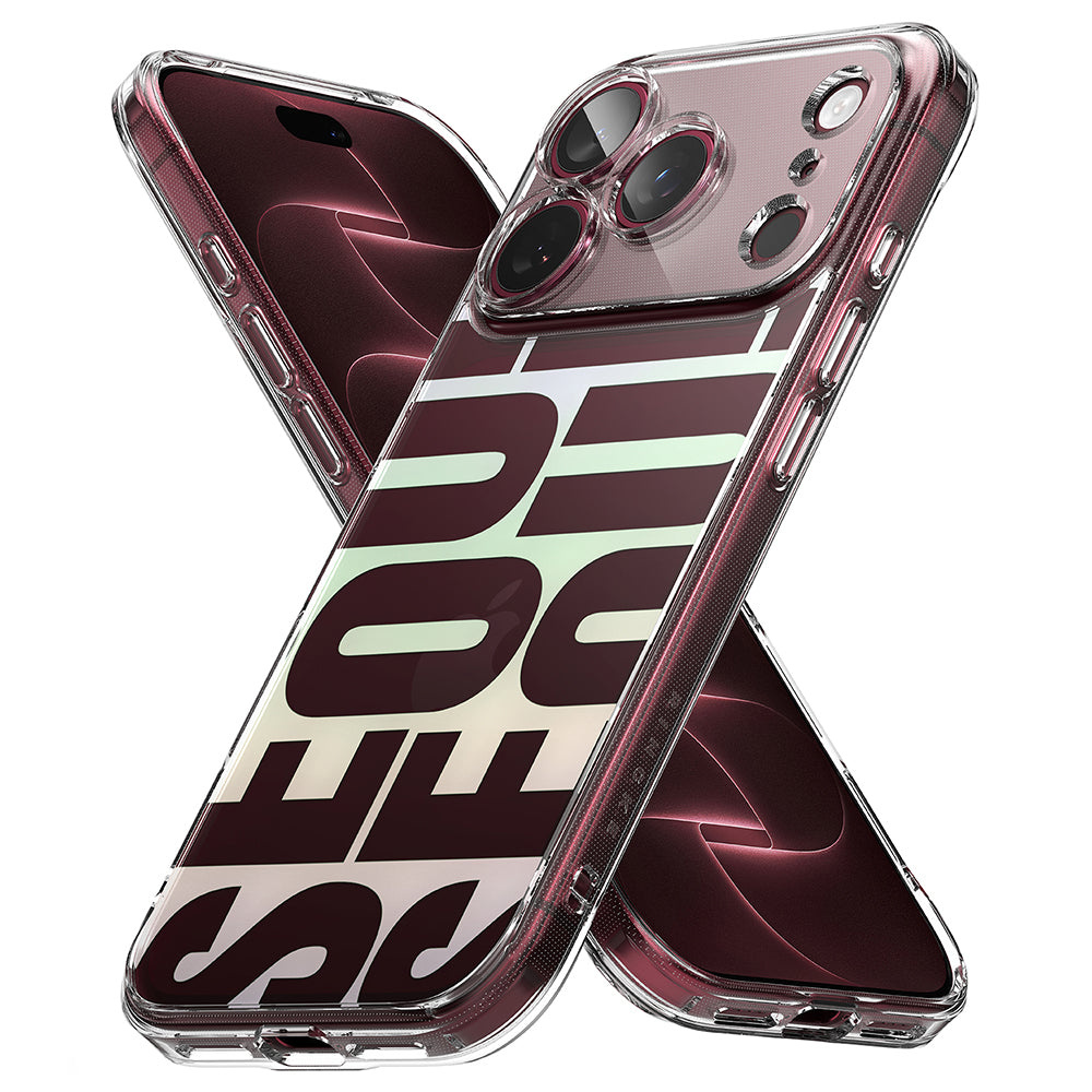 Coque pour Apple iPhone 18 Pro / 17 Pro, Ringke, Fusion Seoul, Bordeaux
