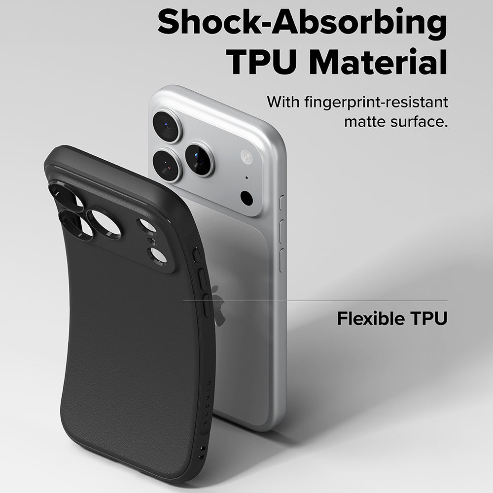 Coque pour Apple iPhone 18 Pro / 17 Pro, Ringke, Onyx, Noire