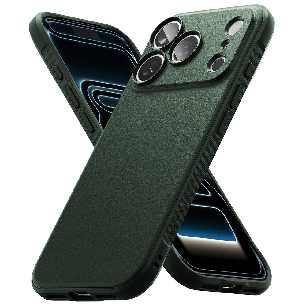 Coque pour Apple iPhone 18 Pro / 17 Pro, Ringke, Onyx, Vert Foncé