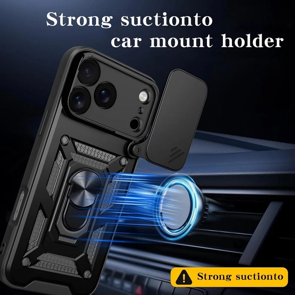 Coque pour Apple iPhone 18 Pro / 17 Pro, Techsuit, CamShield, Dorée