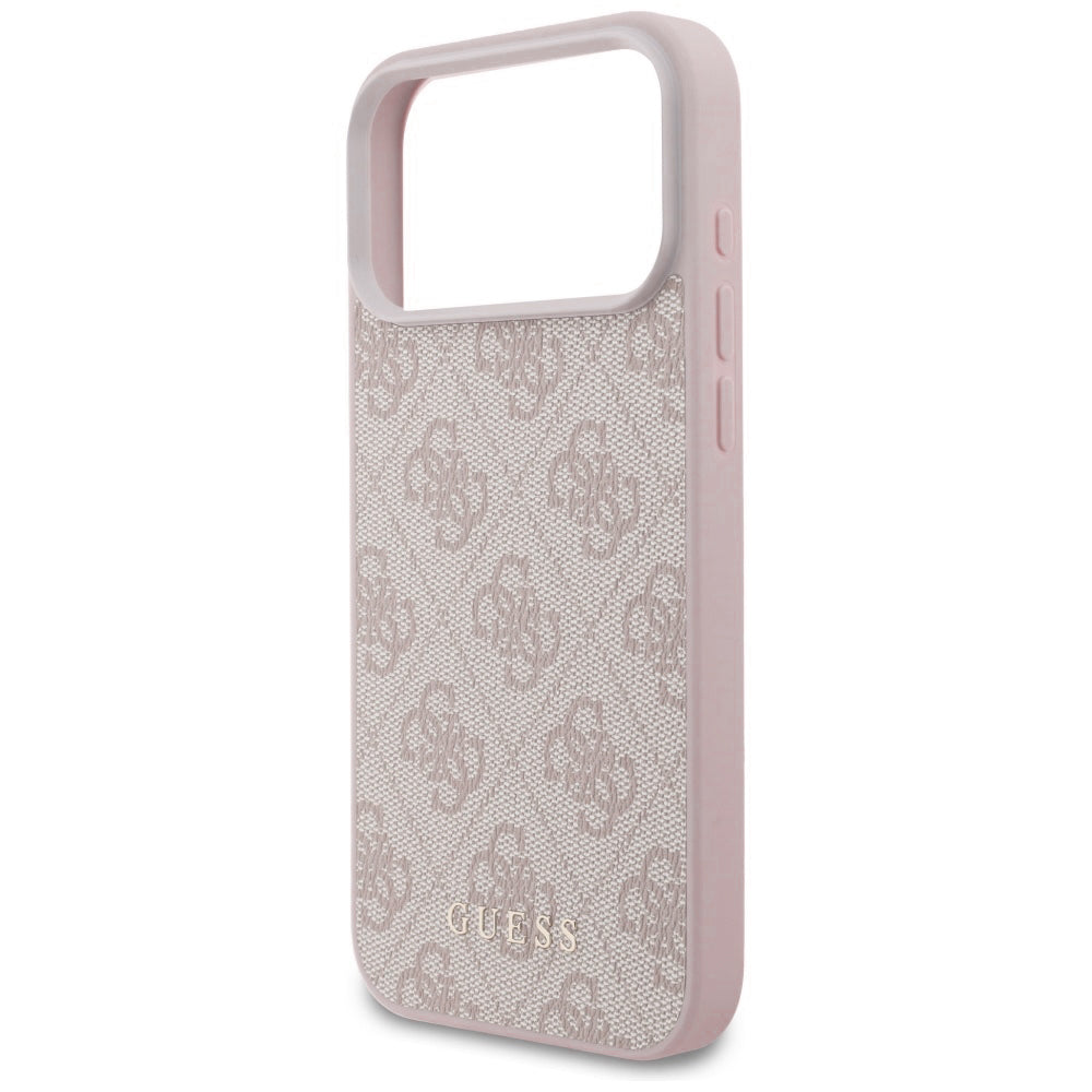 Coque pour Apple iPhone 18 Pro Max / 17 Pro Max, Guess, Logo Classique 4G, Rose