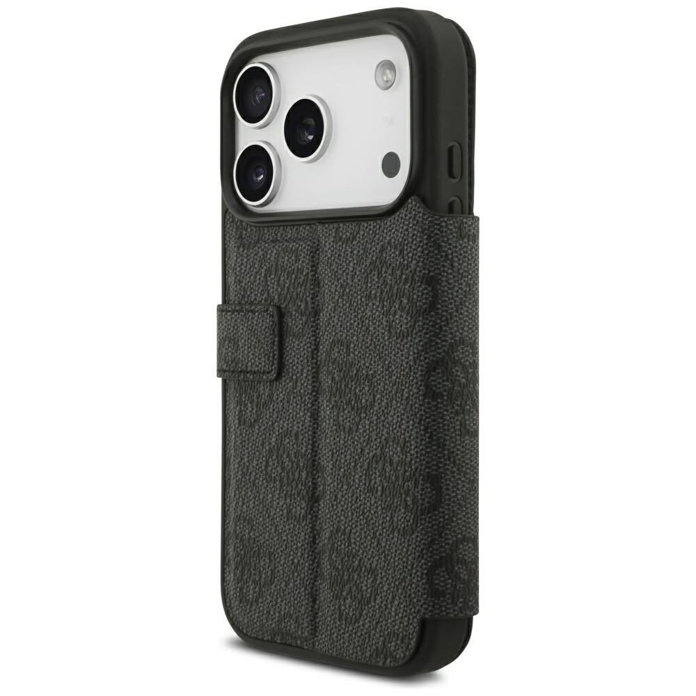 Coque pour Apple iPhone 18 Pro Max / 17 Pro Max, Guess, Logo Métal 4G, Noire