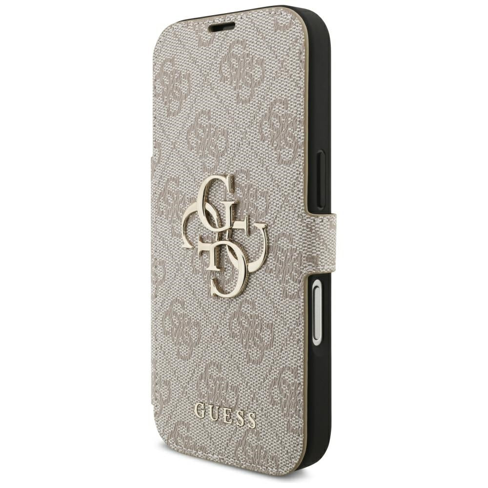 Coque pour Apple iPhone 18 Pro Max / 17 Pro Max, Guess, Logo Métal 4G, Rose