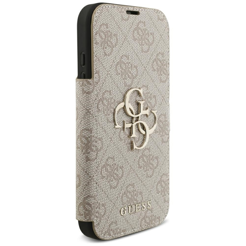 Coque pour Apple iPhone 18 Pro Max / 17 Pro Max, Guess, Logo Métal 4G, Rose