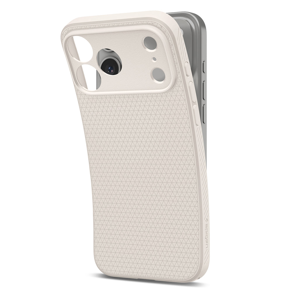 Coque pour Apple iPhone 18 Pro Max / 17 Pro Max, Spigen, Liquid Air, Beige ACS12114