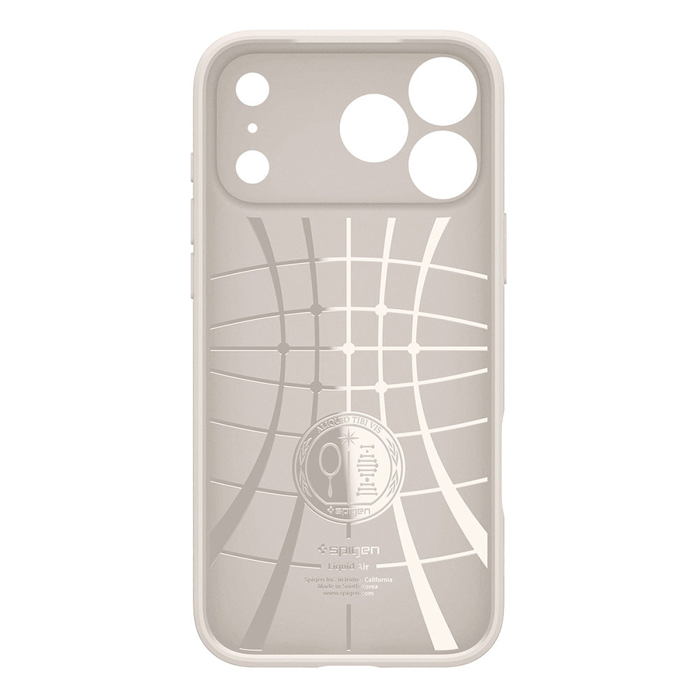 Coque pour Apple iPhone 18 Pro Max / 17 Pro Max, Spigen, Liquid Air, Beige ACS12114