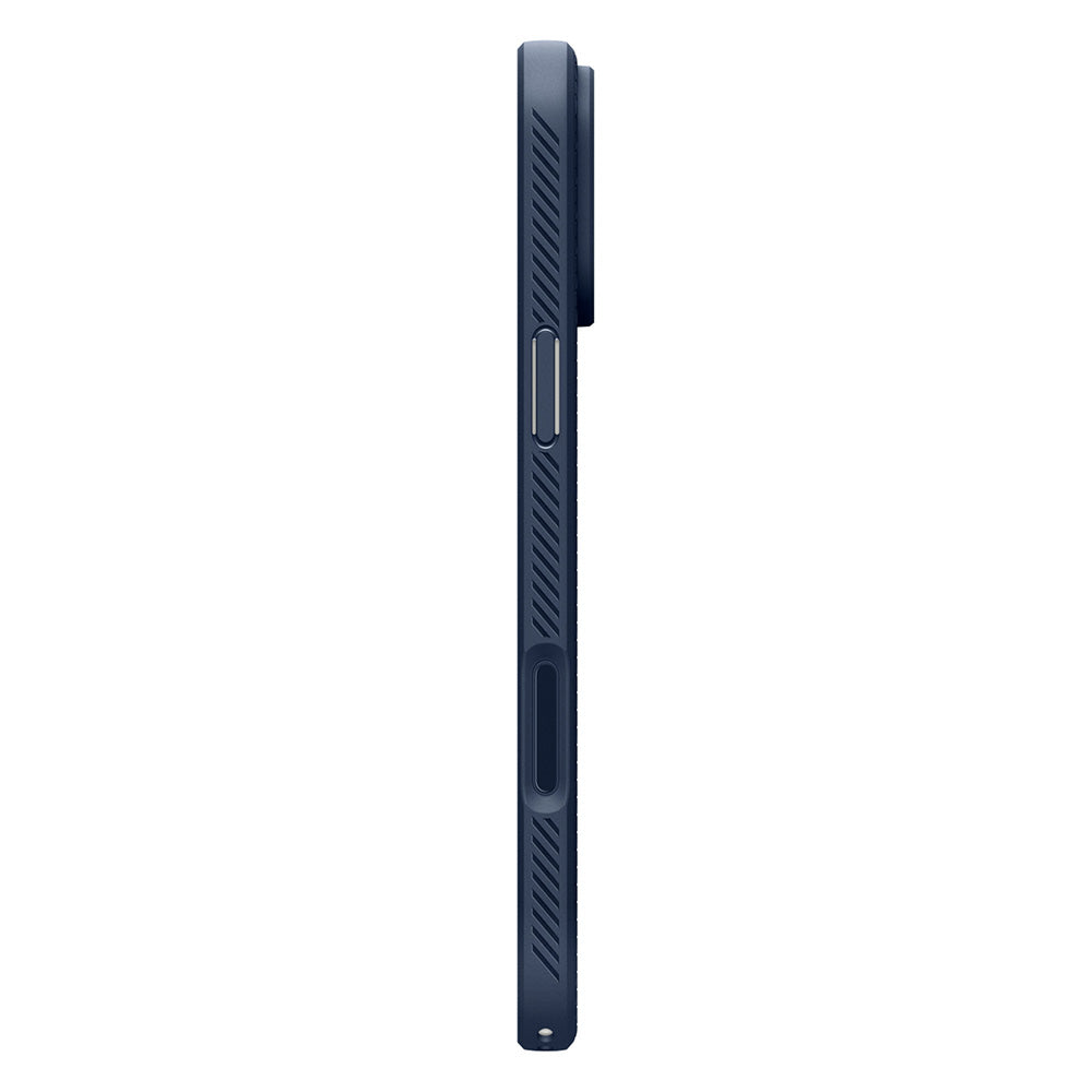 Coque pour Apple iPhone 18 Pro Max / 17 Pro Max, Spigen, Liquid Air, Bleu marine ACS12112