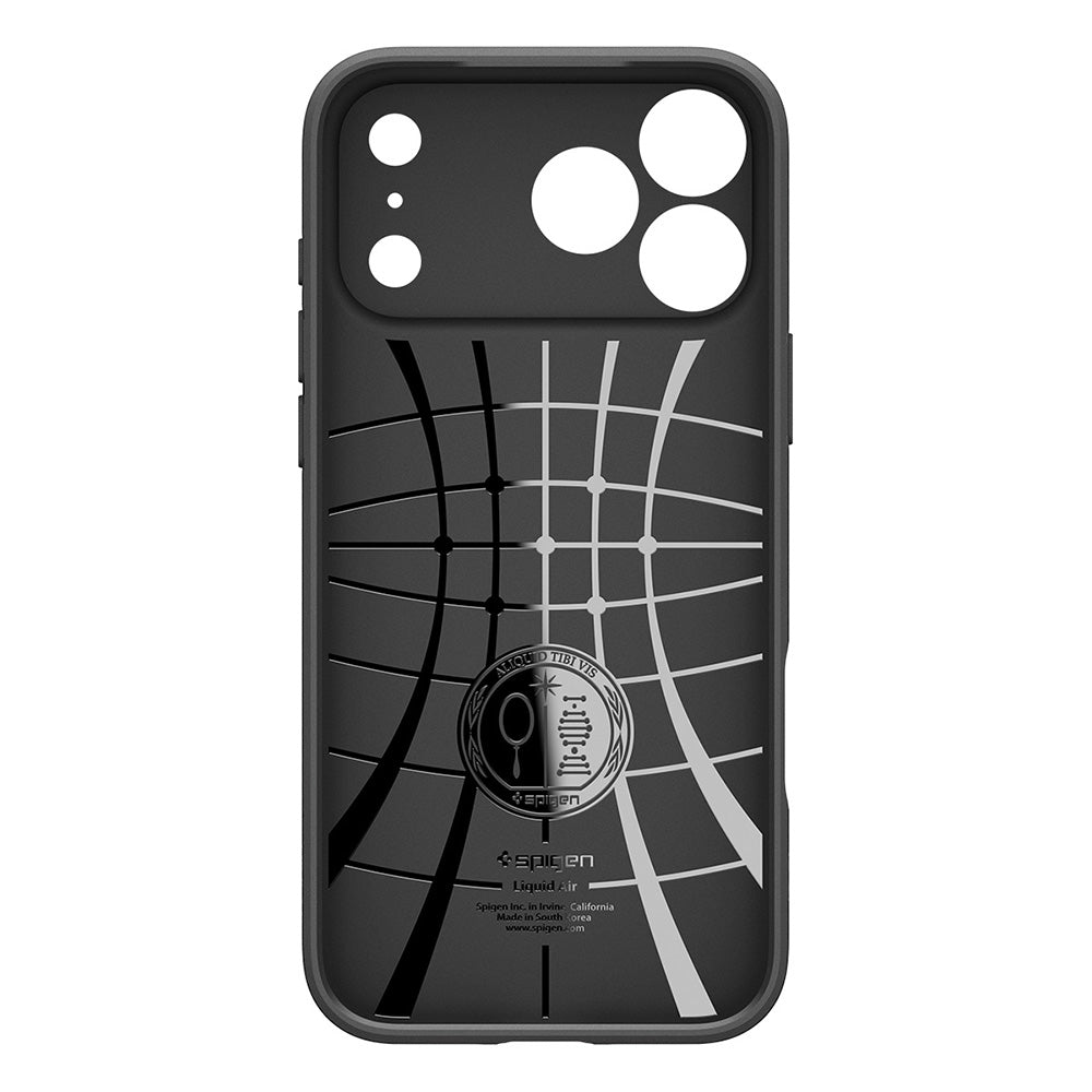 Coque pour Apple iPhone 18 Pro Max / 17 Pro Max, Spigen, Liquid Air, Noir Mat ACS12111