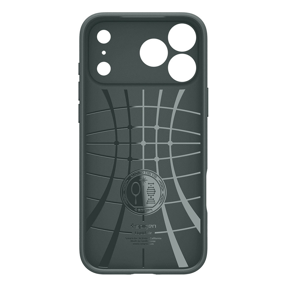 Coque pour Apple iPhone 18 Pro Max / 17 Pro Max, Spigen, Liquid Air, Vert ACS12113