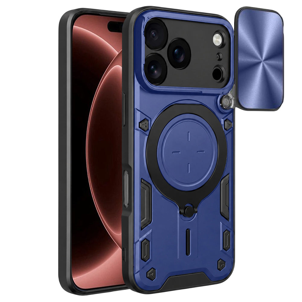 Coque pour Apple iPhone 18 Pro Max / 17 Pro Max, Techsuit, CamGuard Pro, Bleue