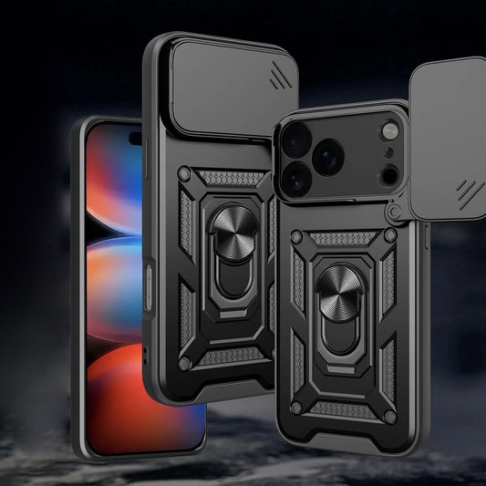 Coque pour Apple iPhone 18 Pro Max / 17 Pro Max, Techsuit, CamShield, Noire