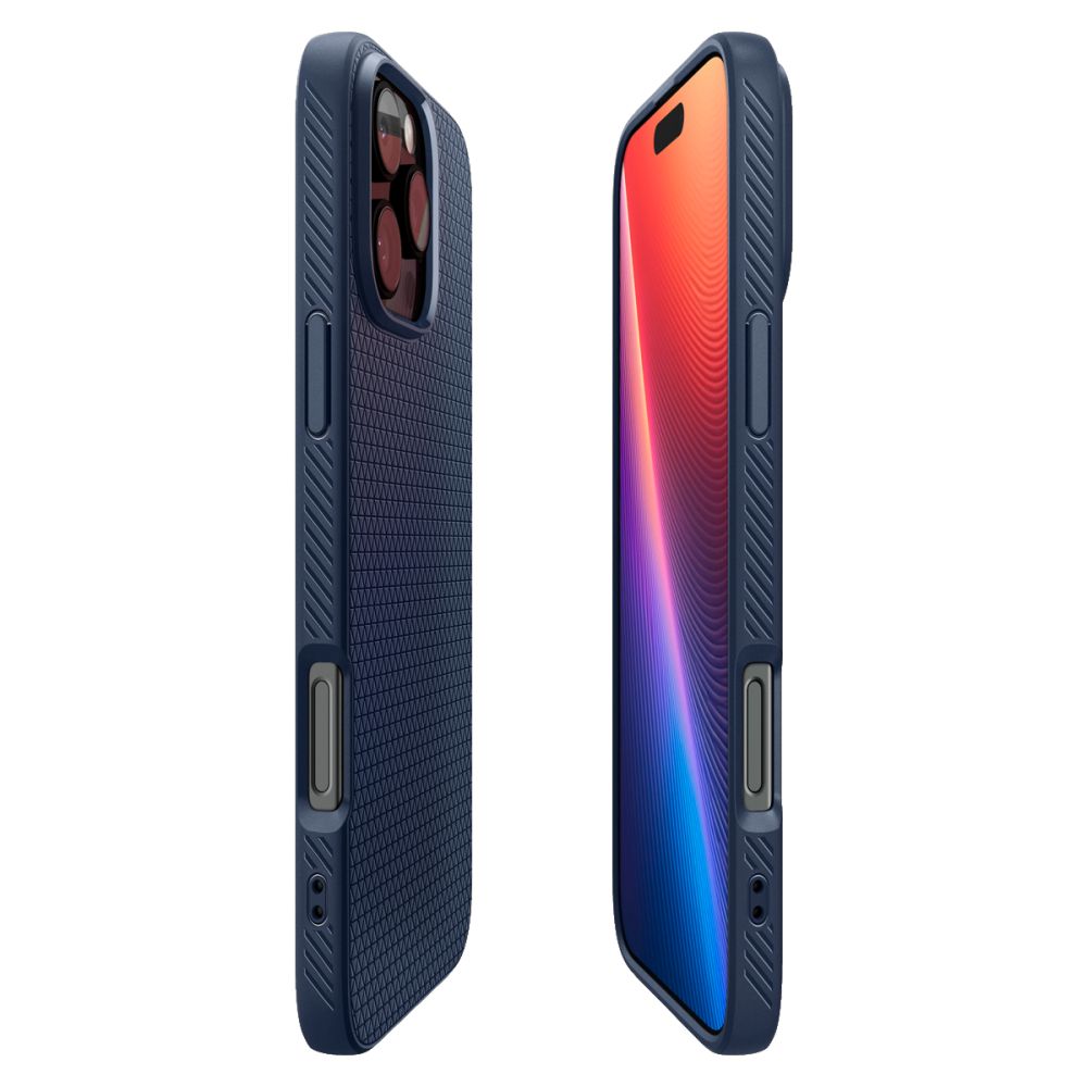Coque pour Apple iPhone 16 Pro Max, Spigen, Liquid Air, Bleu ACS07989
