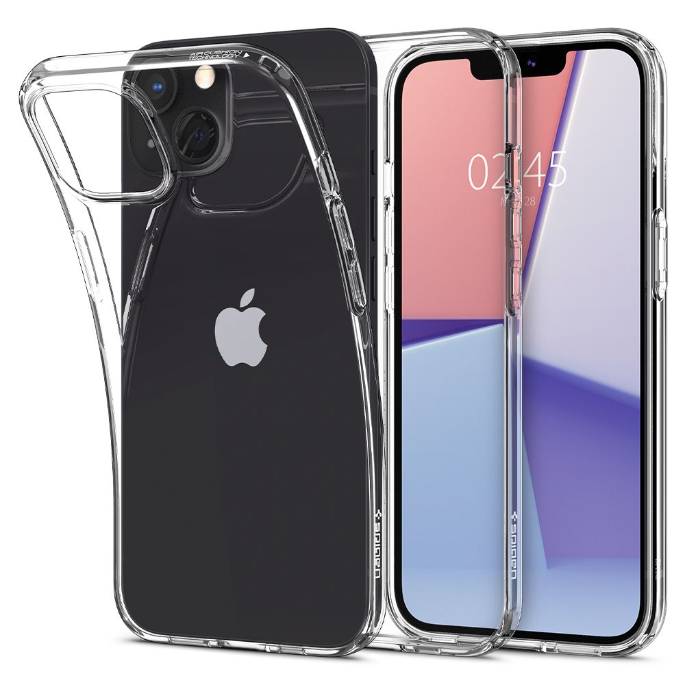 Étui pour Apple iPhone 13, Spigen, Liquid Crystal, Transparent ACS03515