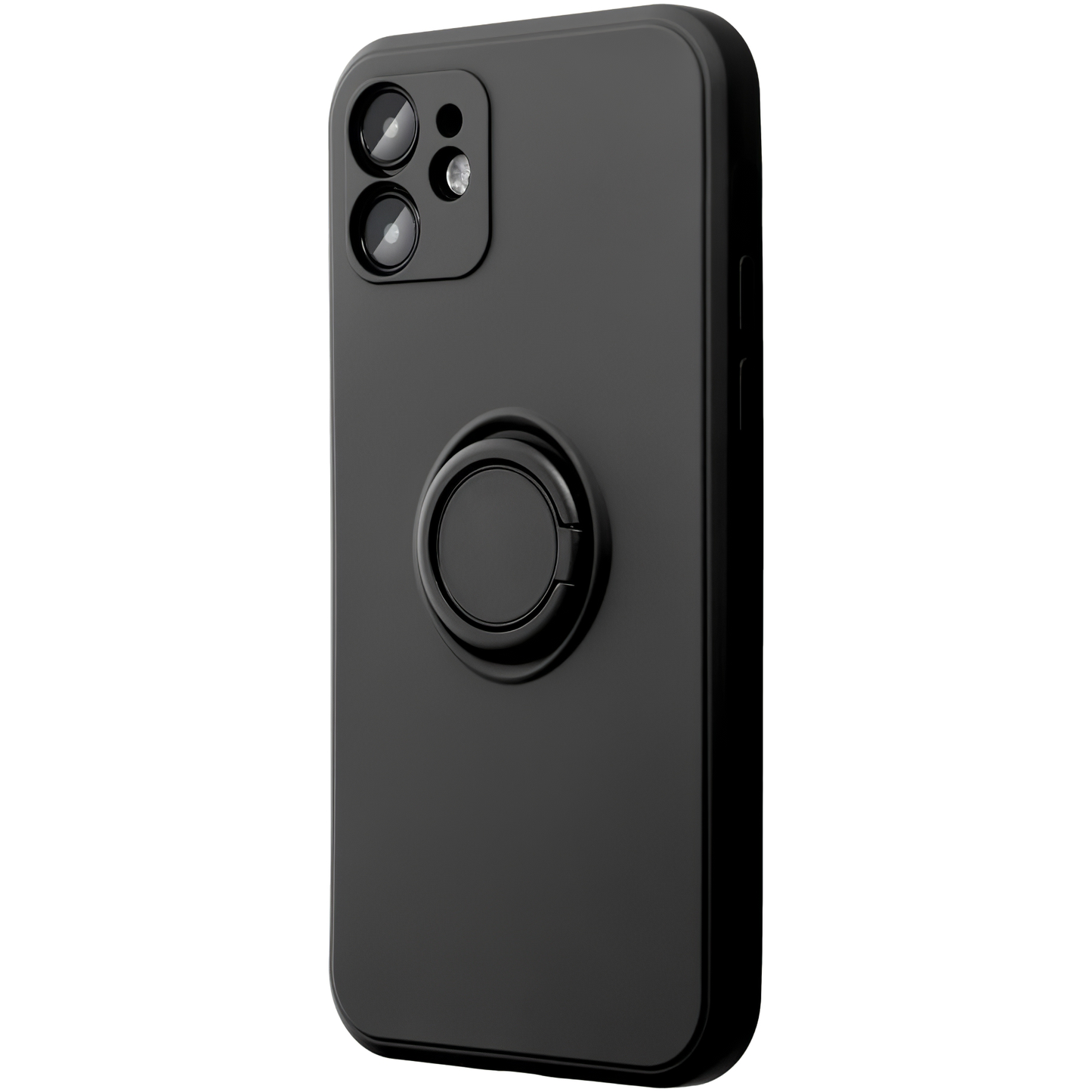 Coque pour Apple iPhone 16 Pro Max, OEM, Anneau en silicone, Noire