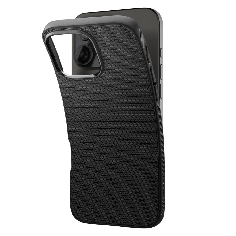 Étui pour Apple iPhone 16 Pro, Spigen, Liquid Air, Noir Mat ACS08117