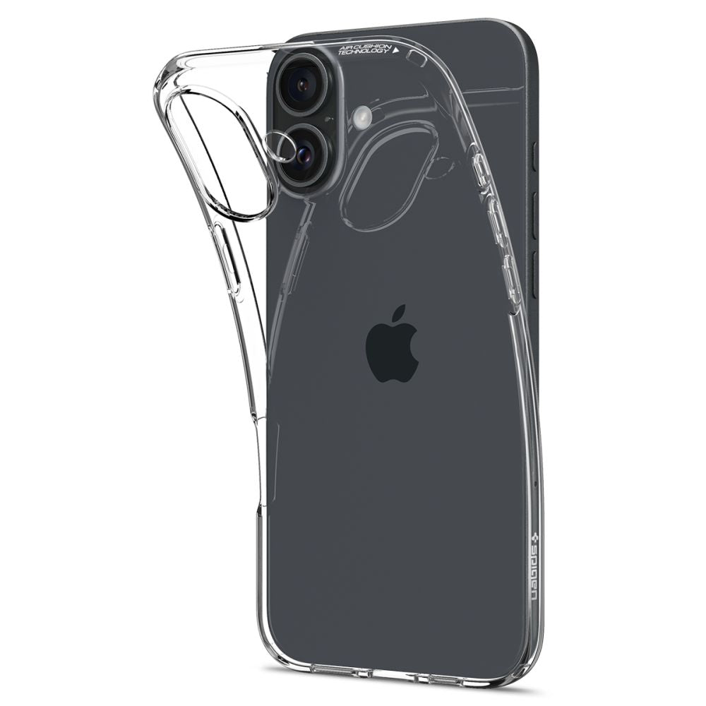 Coque pour Apple iPhone 16 Plus, Spigen, Liquid Crystal, Transparent ACS08064