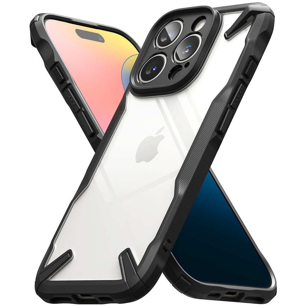 Coque pour Apple iPhone 16 Pro Max, Ringke, Fusion X, Noir