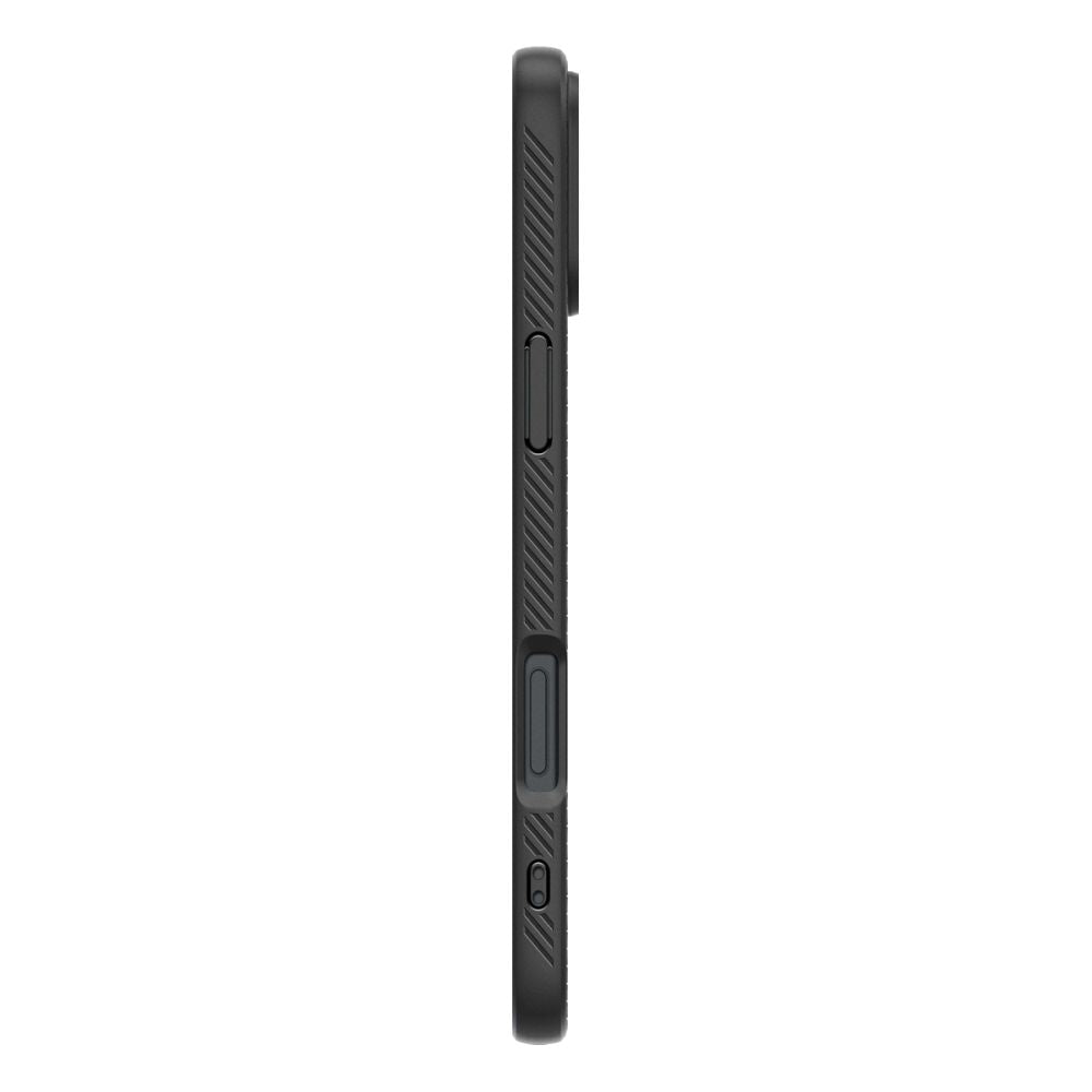 Étui pour Apple iPhone 16, Spigen, Liquid Air, Noir Mat ACS08194