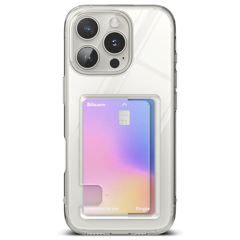 Étui pour Apple iPhone 16 Pro Max, Ringke, Fusion Card, Transparent