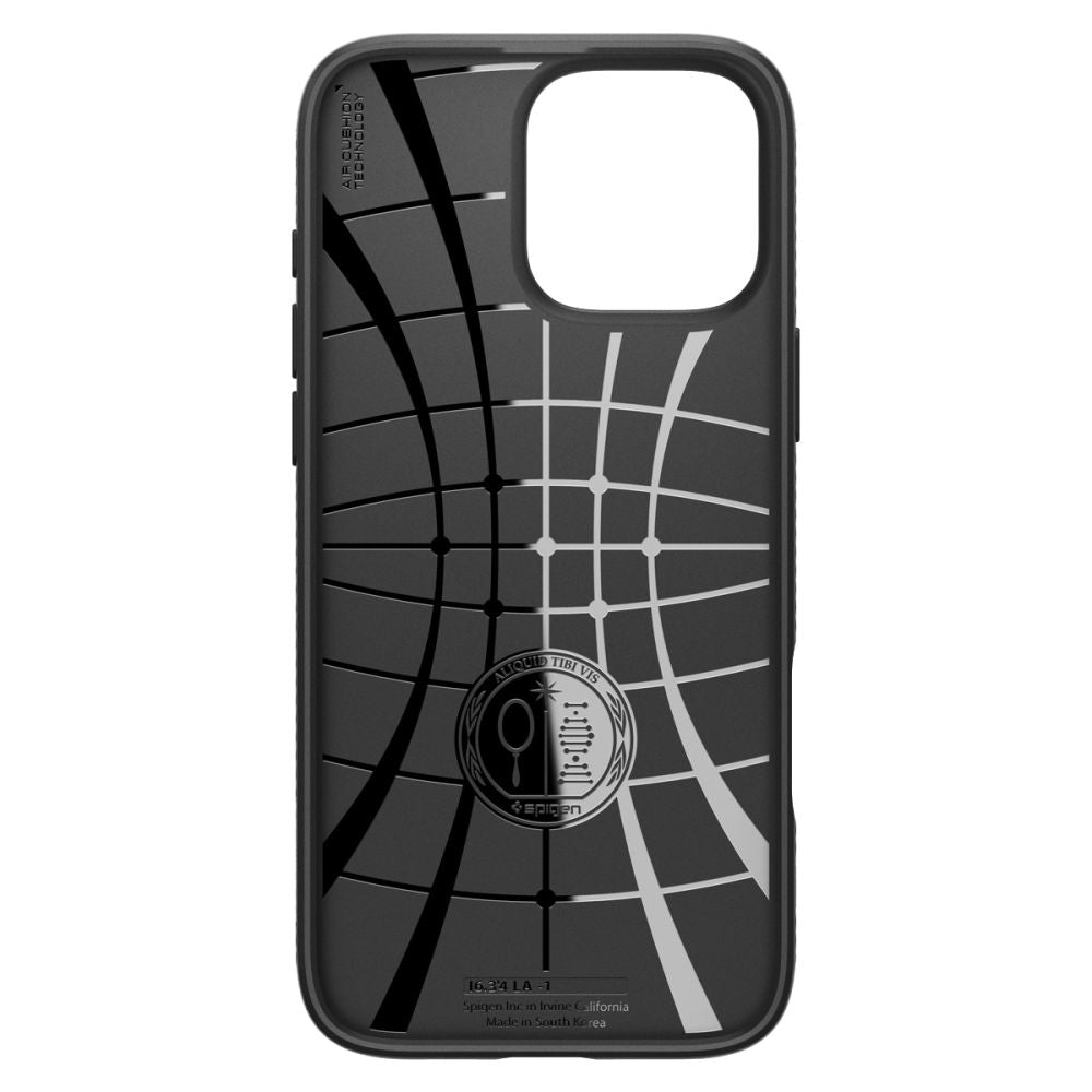 Coque pour Apple iPhone 16 Pro Max, Spigen, Liquid Air Matte, Noir ACS07988