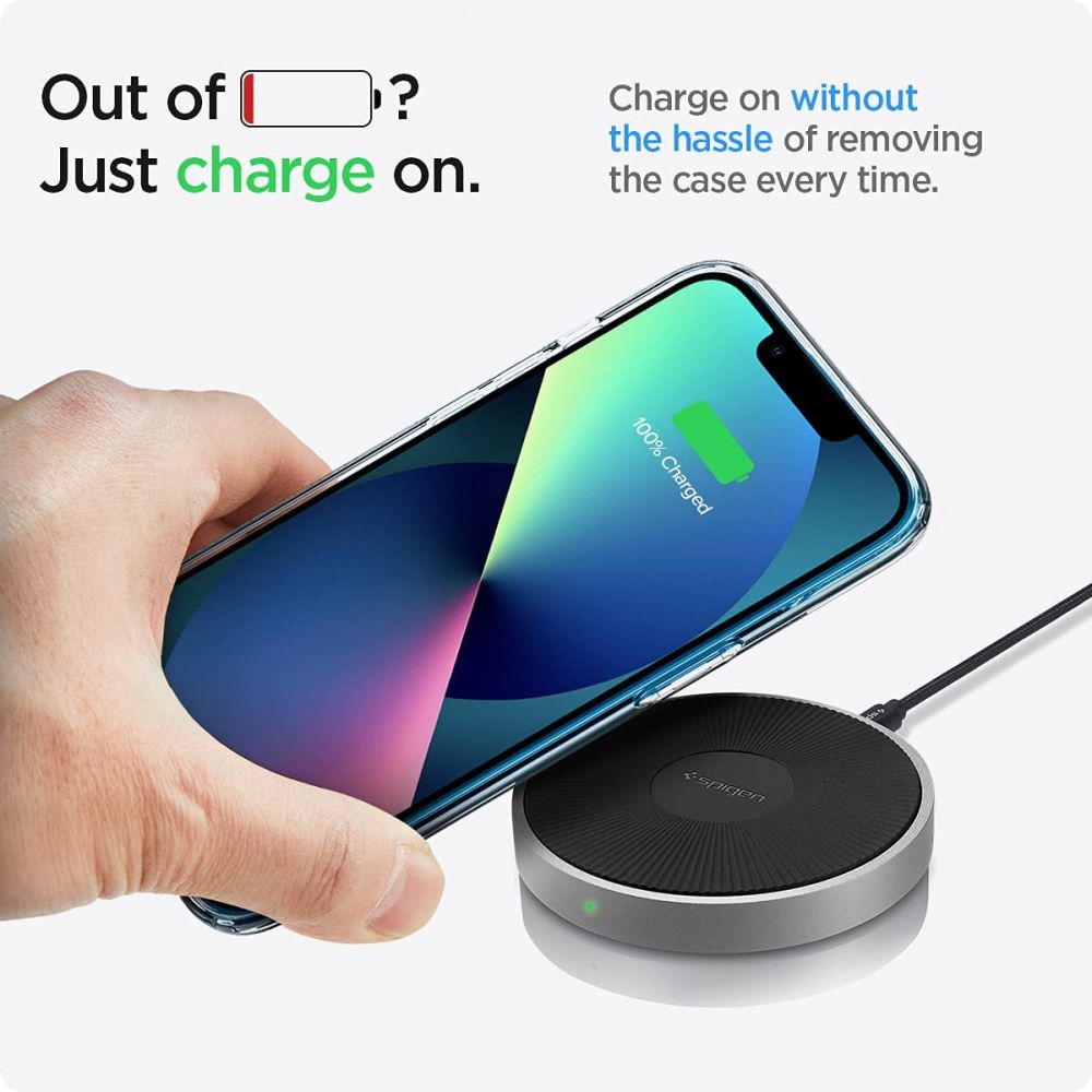 Étui pour Apple iPhone 13, Spigen, Liquid Crystal, Transparent ACS03515