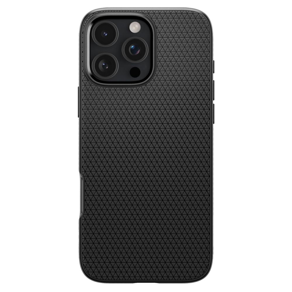Coque pour Apple iPhone 16 Pro Max, Spigen, Liquid Air Matte, Noir ACS07988
